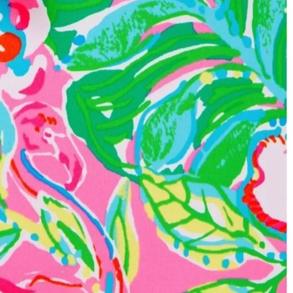 NWT Lilly Pulitzer Ledger Halter Journey to the Jungle Multi Print Pink Green 12 - Picture 4 of 4